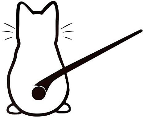 Scheibenwischer Aufkleber Autoaufkleber,Cartoon Lustige Katze Hund Reflektierende Auto-Scheibenwischer Abziehbild Fensterwischer Winkender Wischer Aufkleber Autosticker Wasserdicht Vinyl Autotattoo