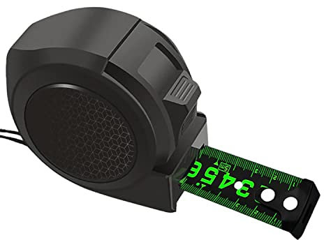 RZXBB Maßband aus Fluoreszierendem Stahl,Einziehbares Maßband aus Edelstahl,Bandmaß,Measuring Tape,Selbstklebendes Maßband,5/7.5/10M Precision Measuring Tape,Rollmeter Robust und Sicher (10M)
