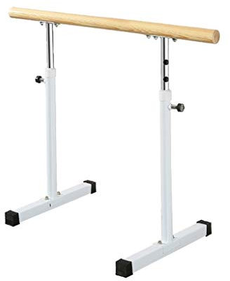 Tanzstange, Ballettstange, Sprossenwand, Ballettstange für Zuhause, Schule, Fitnessstange, Beruf, Ballett, Fitness, Tanz, Stretchstange für Kinder und Erwachsene (weiß, 1 m)