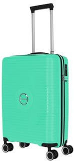 Travelite Hartschalen Handgepäck Koffer, 4 Rollen, ORBITA, Bordtrolley mit bruchsicherer Schale und praktischer Inneneinteilung, TSA Schloss, 55 cm, 37 Liter