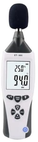 nmbhus ET-965 5 en 1 Compteur D'environnement Multifonctionnel Compteur De Lumière Sonomètre Humidité/température Anémomètre