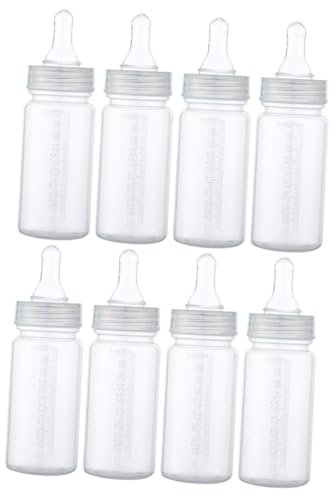 RORPOIR 8pezzi Bottiglie Per Bottiglie Trasparenti Con Per Alimentazione Infante Per Ospedali e