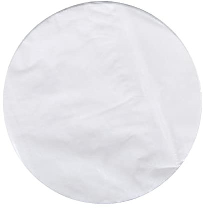 KICHOUSE 2pack Non-Stick Silicone Oil Paper Double-Sided Baking BBQ Accessories for Oven Grill Use Lightweight Round Design Safe Pulp Material