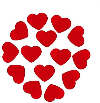 Alipis Matrimonio 200 Pezzi Cuori Luccicanti Paillettes Coriandoli Sparsi Rossi Per Decorazioni Di Nozze E Decorazioni Per Feste