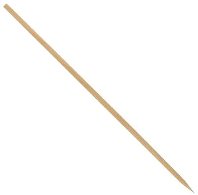 Monouso | 200 Pinchos de Madera, 13cm, Madera de Abedul, Brochetas para Barbacoa, Pinchos Parrilla, para Fruta, Verdura, Postres, Picnic, Camping