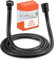 Flexible de douche noir 2m acier inox flexible anti-torsion connexion universelle tuyau douche noir 2 metres 200cm