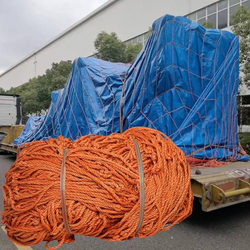 Anhängernetz Ladungssicherungsnetz Gepäcknetz Hochleistungs-Ladeflächennetz für Ladung, Nutz- und sichere Befestigungsnetze für Lebensmittel für Anhänger/Transporter/Transporter-Pickup, 25 cm großes S