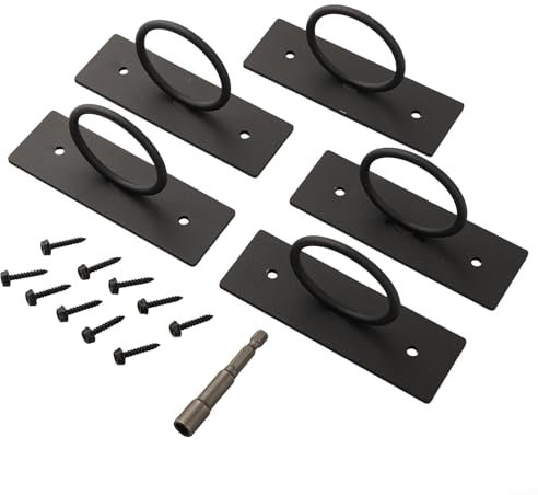 Support de clôture en corde, support de corde pour espaces extérieurs comprenant 5 supports et 10 auto-adhésifs, pour clôtures en corde, rampes d'escalier, crochets muraux
