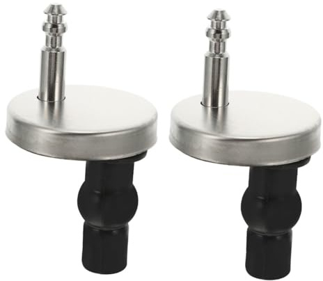 OUNONA Set Da 2 Bulloni Per Sedile Wc in Acciaio Inox, Cerniere Di Ricambio Viti Di Fissaggio, Compatibili Sedili Water, Installazione Rapida e Collegamento Sicuro Per Bagno