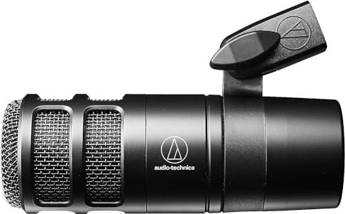 Audio-Technica AT2040 Microfono Dinamico Ipercardioide Per Podcasting Nero