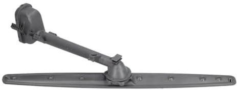 easyPART passend für Bauknecht 481010607712 Sprüharm für Geschirrspüler | Spülmaschine, Wasserverteilarm, Mittig, Dunkelgrau, Scholtès, C00315715, C00325009, Kompatibel mit Indesit, Ariston, Hotpoint