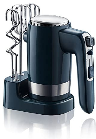 300 W Sbattitore Elettrico Frullatore Manuale Pulsante Turbo A 10 Velocità Robot Da Cucina Con Sbattitore Elettrico Impastatrice Professionale Include Fruste in Acciaio Inox, Ganci Per Impastare