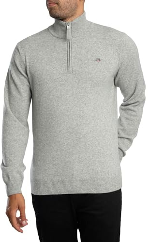 GANT Superfine Troyer, grey melange, XX-Large