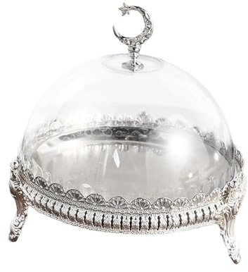 SiaBiced Elegante Servierschale Aus, Silber