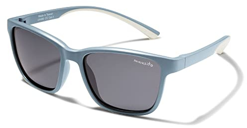 Mausito Lunette de soleil enfant 6-10 ans garçon | MEILLEUR CHOIX lunettes soleil enfant 100% PROTECTION UV | sans BPA | LÉGÈRES avec Branches FLEXIBLES | Design européen