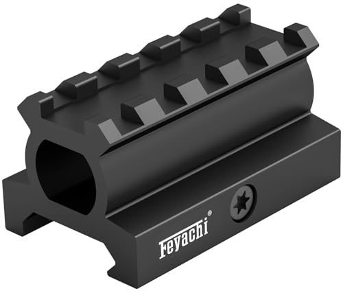 Feyachi Picatinny Riser-Montage 0.75/0.83/0.95 Zoll für Zielfernrohr | Erhöhte Schienenhalterung für Zielfernrohre und Red Dot Visiere. Kompatibel mit 20/22mm Picatinny/Weaver-Schienen