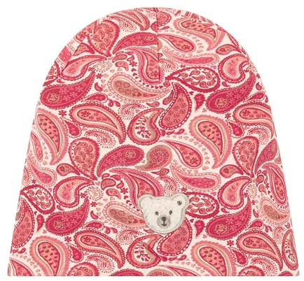 Steiff Beanie mössa EU storlek 47 persika blomma, mjuk och varm, snygg vintermössa för pojkar och flickor, bekväm perfekt passform, peach blossom, 47