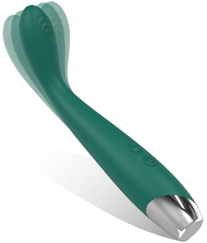 G Spot Vibrator for Women - 20 Powerful Vibrating Modes Clitoral Vaginal Anal Stimulator, Waterproof Bullet Finger Massagers,Adult Sex Toys for Couple(Green)