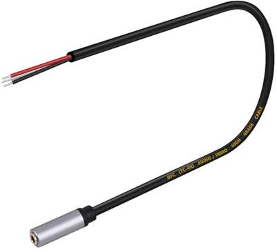 SEAYACK 30cm Female Port 3.5mm To Bare Wire Open End 3Pin Connector Cable Cord Wire For Earphone And Headphone Repair