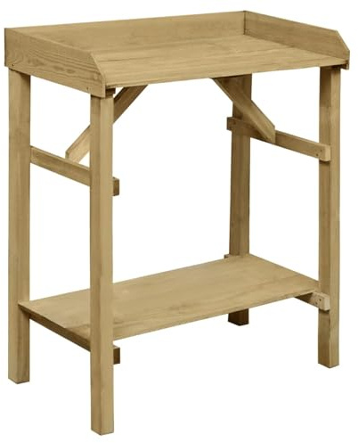 Gecheer Impregnerat tallträ planteringsbord 75 x 40 x 90 cm