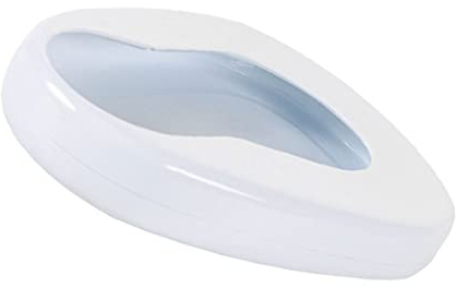 Yardenfun Bacinilla Portátil para Pacientes Encamados Asiento Urinario Cómodo y Ligero Diseño Anatómico para Ancianos y Personas Postradas Fácil de Limpiar y Reutilizable Hospitalario y