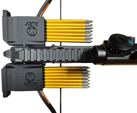 YAK Archery Mankung Sobek - Cargador rápido V2 con fijación Picatinny (2 unidades)