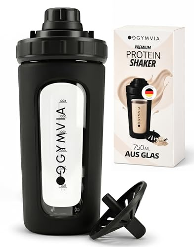Gymvia Shaker à protéines en verre - Verre borosilicate