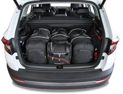 KJUST Dedizierte Kofferraumtaschen 4 stk kompatibel mit SKODA KAROQ I 2017+