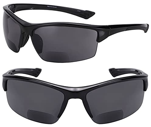 Mass Vision Lot de 2 paires de lunettes de soleil semi-focales « Skillful »