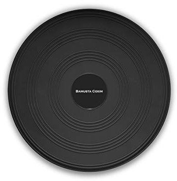 Bamusta Unisex – Erwachsene Coxim Gleichgewichtskissen, Sitzkissen, Schwarz, 33cm