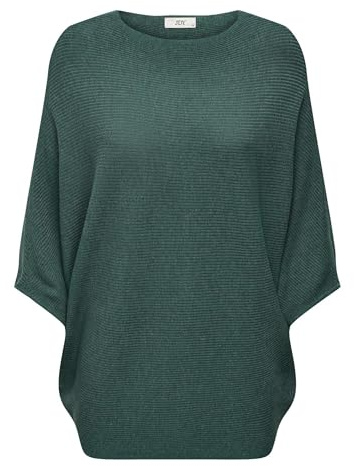 JdY Damen JDYNEW Behave BATSLEEVE KNT NOOS Pullover, North Atlantic/Detail:Melange, XXL, 15181237