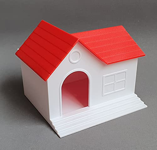 Hamster Mouse Plastic House Gerbil Pet Supplies Cage Accessories Rodents Mice Rat Bed Home Small Animals Hutch Nest Easy to Clean with Hooks