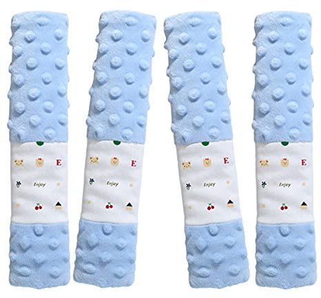 One enjoy 4 Stück Gurtpolster Auto Kinder,gurtschutz Kinder Auto,Kinder Auto Sicherheitsgurt,Gurtschoner Kissen Autositz Gurt Fahrradsitz Gurt Gurtpolster für Sitzerhöhung Gurtschutz (25 * 5.7cm)