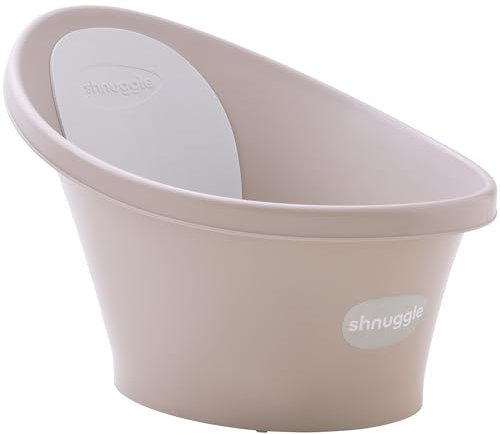 Shnuggle Baño de bebé con tapón - Gris pardo, Marrón (SBP-TPE-EUR)