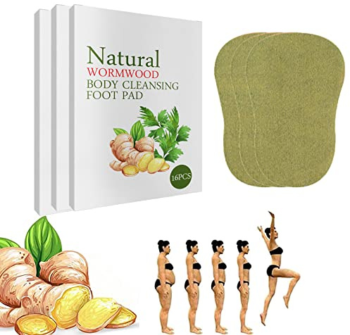 48/96/160Pcs Pure Health Wormwood Pads, Wormwood Foot Patch, Natur Herb Wormwood Foot De_tox Pads (48Pcs)