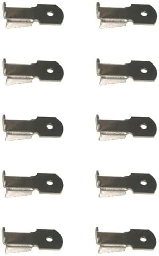 cyclingcolors 10x Bodenträger Tablarträger Metall Stahl Silber Regal Halterung Bodenträgerschiene Regalstifte