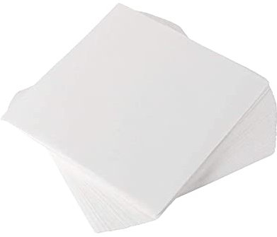 SagaSave 50 Stück Antihaft Burgerpapier, Backpapier für Burgerpresse, Grillzubehör, Trennpapier für Hamburger, Cheeseburger, 13x13cm