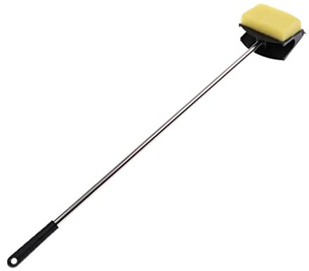 ＡＷＨＡＯ 54 cm Langer Griff, Edelstahlschwamm, Aquarium Bürstenreiniger