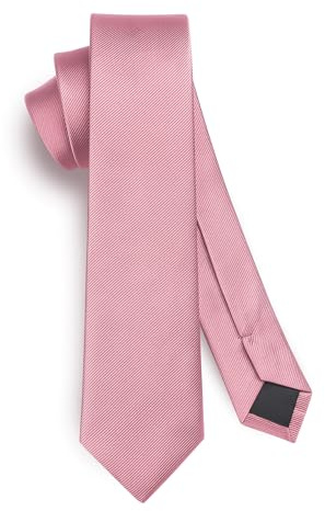 HISDERN Herren Krawatte Schmale Einfarbig Seide Krawatten für Herren Klassische Formelle Elegante Schlipse Hochzeit Party Business Krawatte 6cm
