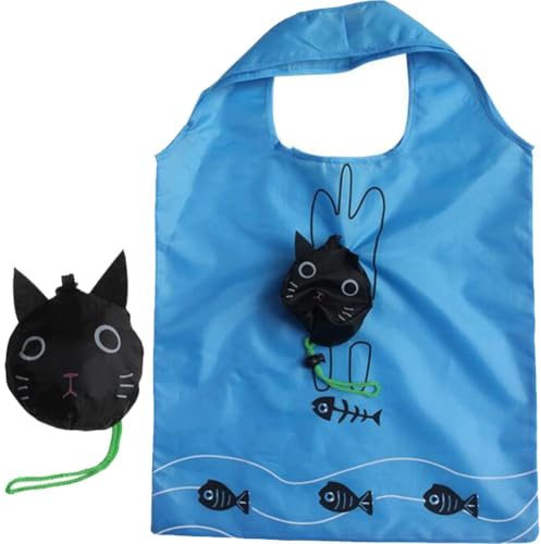 Vobumix Wiederverwendbare Einkaufstüte Niedlichen Tiermotiven, Einkaufstaschen, Faltbare Aufbewahrungsbeutel, Praktische Einkaufstüten Für Camping, Reisen