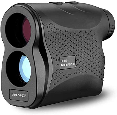 PENGSHAO Telemetro da Golf IP54 Impermeabile 656 Iarde / 600 Metri con Blocco Bandiera, Nebbia, Distanza, misurazione della velocità per Caccia, tiro con L'Arco, Rugby, Tennis, Golf