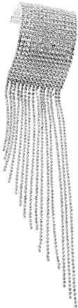 BESPORTBLE Kristallarmband Strass Damen Fußkettchen Manschettenarmband Fußschmuck Mit Strasssteinen Für Hochzeit Und Valentinstag