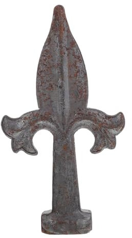 ARTIBETTER Decorative Iron Fence Topper Finials for Garden and Courtyard Wrought Iron Accessories for Lawn Fencing Elegant Design for Outdoor Spaces Weather Resistant and Easy to Install