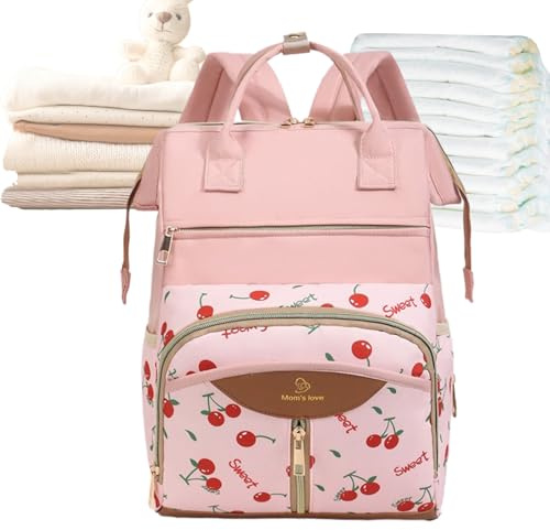 Mxshc Wickelrucksack,Große Wickeltasche Für Mütter | Reise Baby Tasche Mit Wickelunterlage - Für Eltern Mütter Väter Frauen Männer Mädchen