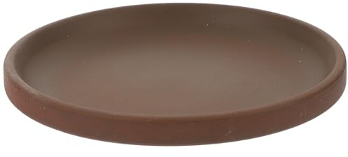 OSALADI Vassoio Rotondo per Sottovaso in Ceramica Resistente, Base per Vaso da Fiori da Giardinaggio 12,5 Cm, Vaschetta Raccogli-Gocce per Piante per Bonsai e Decorazioni Casa