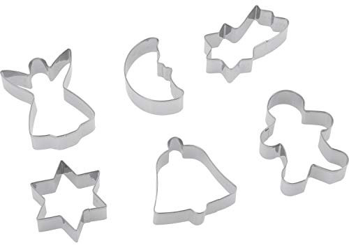 Westmark Set tagliabiscotti, Varie formine, Acciaio inox, Weihnachten, 6 pz., Argento, 31912260