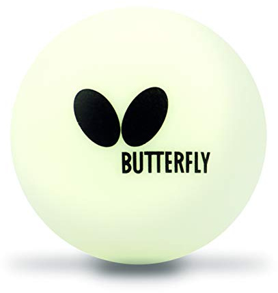 Butterfly 40mm Easy Ball (6PK),White,6 pack