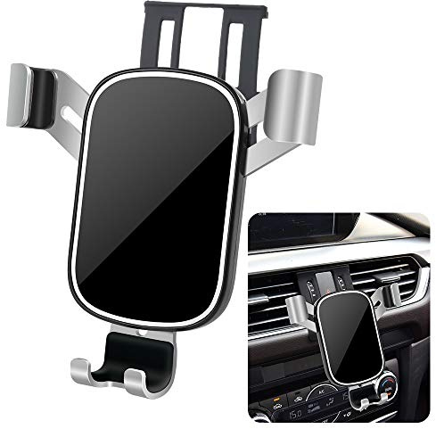 LUNQIN Car Phone Holder for Mazda 6 2016 2017 Sport Touring Grand Mazda-6 Auto Interior Accessories Best Cell Phones Mount Cellphone Mobile Cradle Charging Navigation Bracket Screen Air Vent Accessory