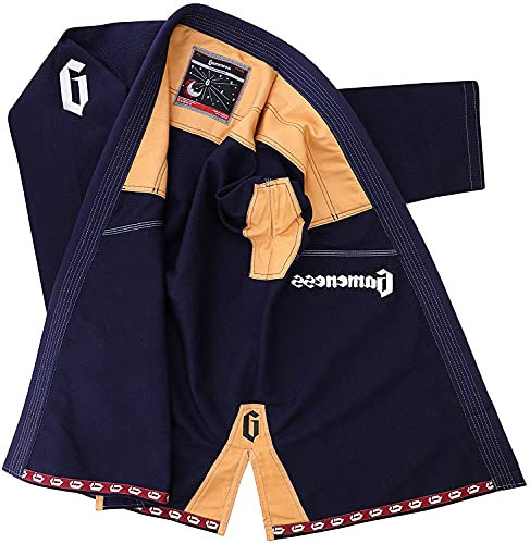 Gameness Männer Pearl Gi Limitierte Edition, Kampf-Sport-Anzug, Brazilian BJJ, Uni-Form für Karate, Grappling Trainings- & Wett-Kampf-Bekleidung, Sparring, Jiu-Jitsu, Judo, Boxen, Tae-Kwon-Do (TKD)