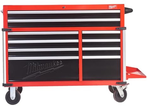 Milwaukee Verkstadsvagn 117 cm/46 tum med 10 soft-stängande lådor
